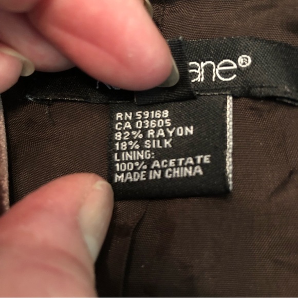 Karen Kane Rayon Silk Embroidered Lined Blazer Ladies Large Rn 59168 - Picture 7 of 12